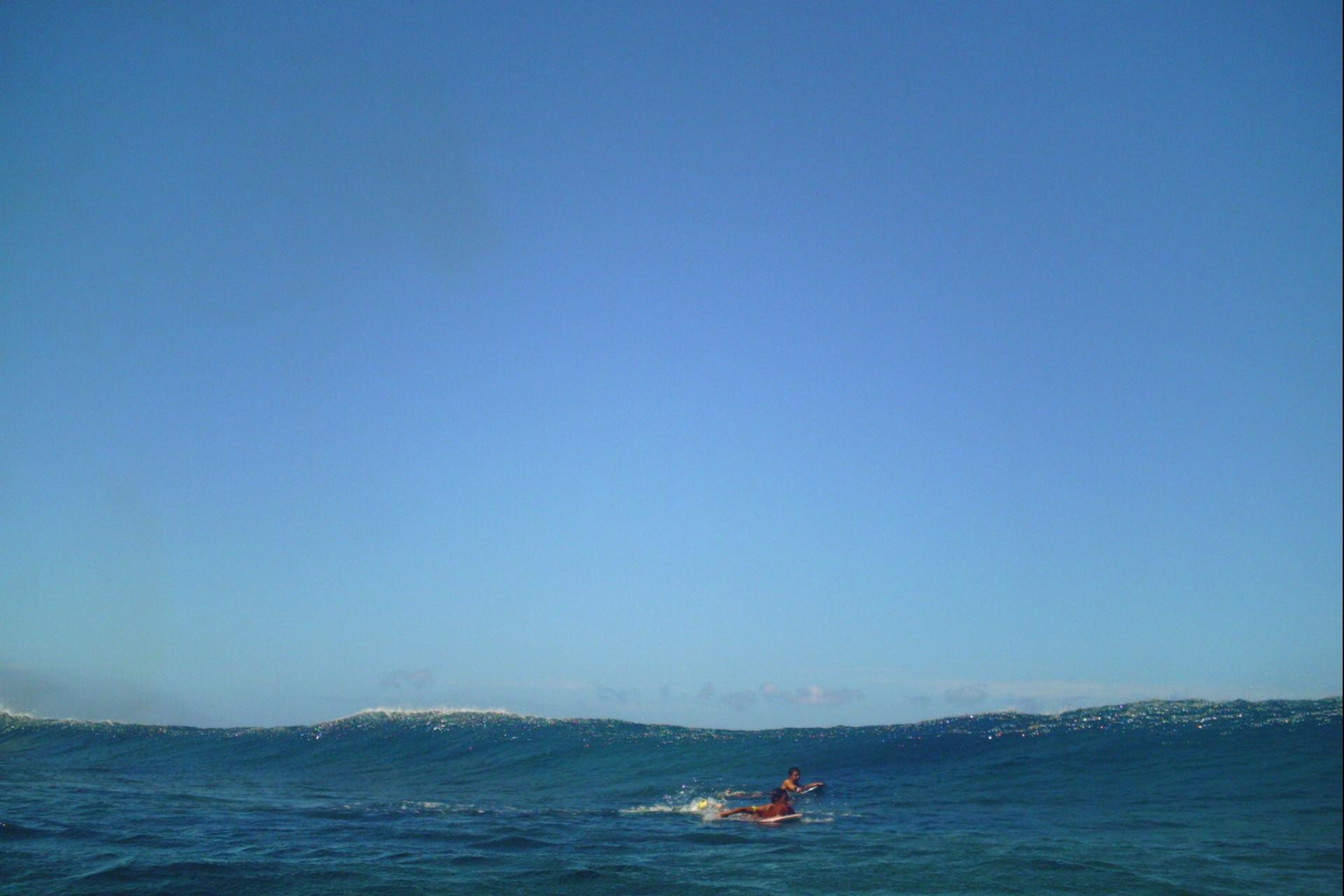 Bodyboarder Haapiti - Moorea - Polynésie Française