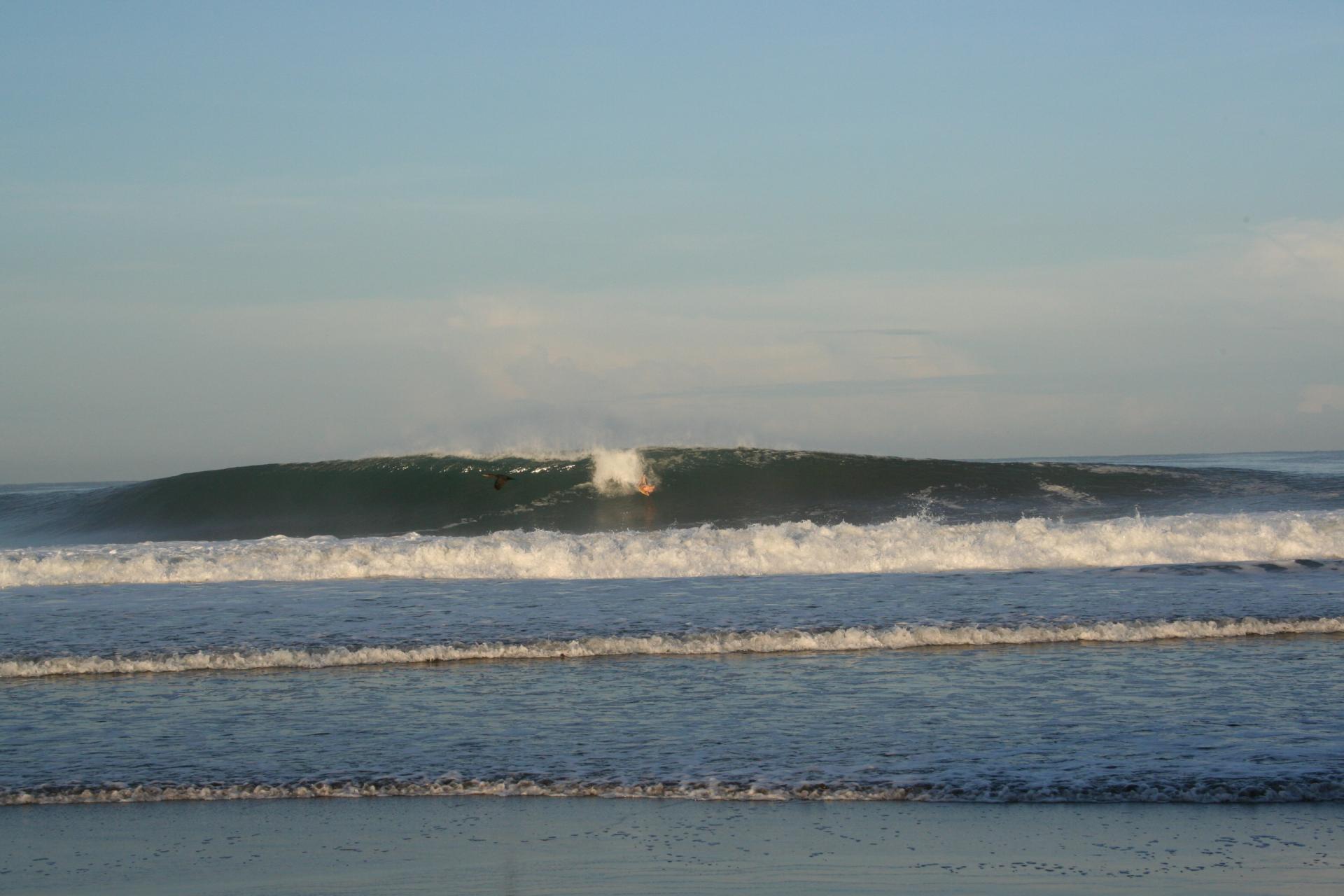Bodyboarder takeoff - Pascuales - Mexique