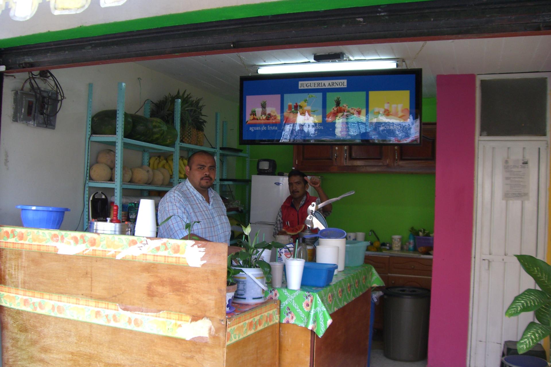 Boutique de jus - San Juan de Teotihuacan - Mexique