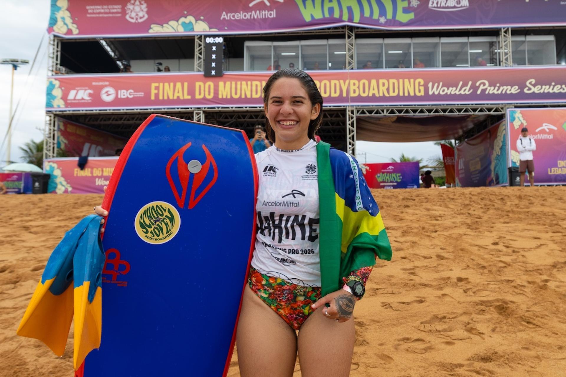 Clara Pontes - Praia do Solemar - ArcelorMittal Wahine Bodyboard Pro 2026 - Journée 5