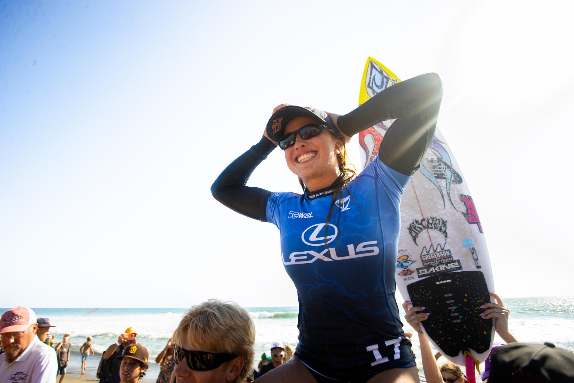 Erin Brooks à Lower Trestles