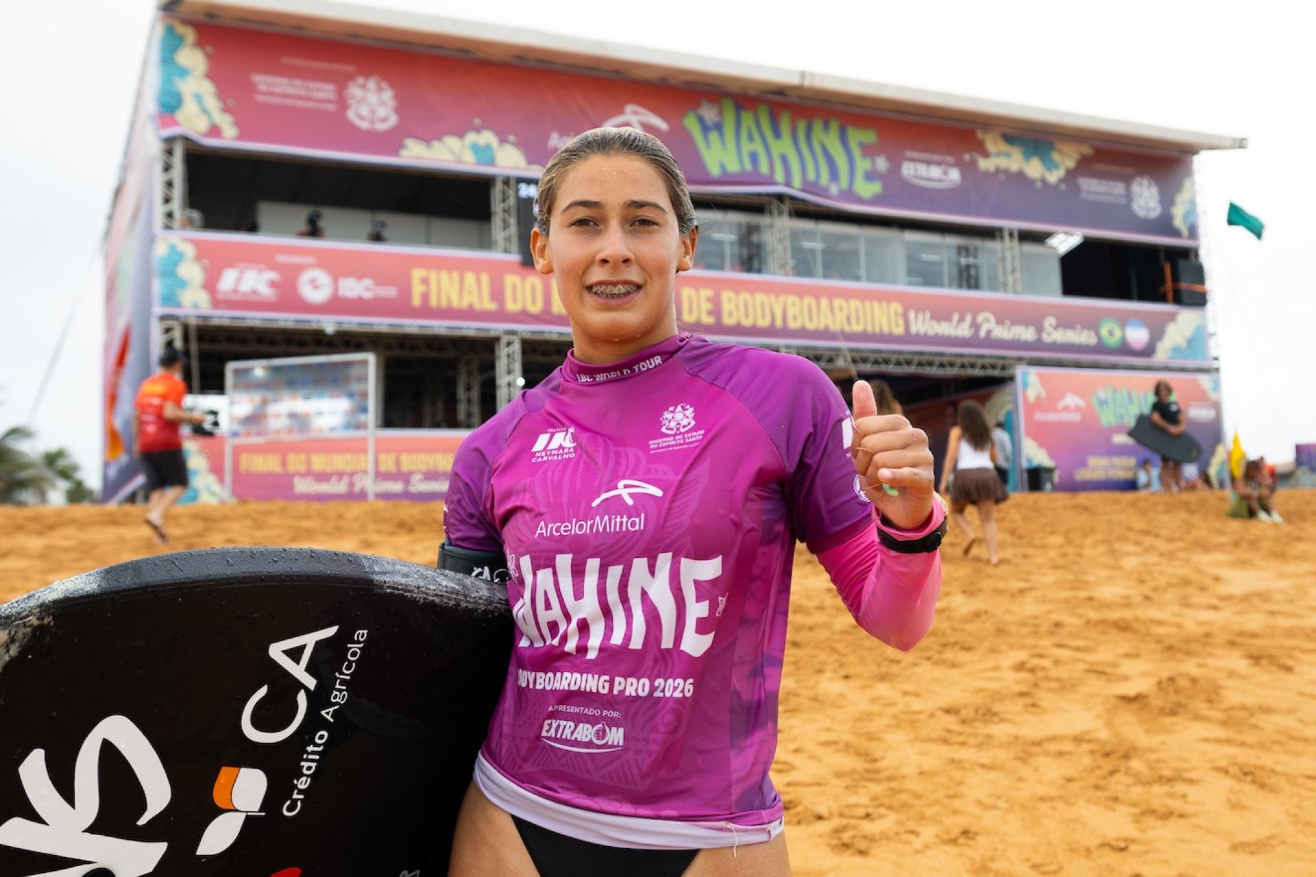 Luana Dourado - Praia do Solemar - ArcelorMittal Wahine Bodyboard Pro 2026 - Journée 4