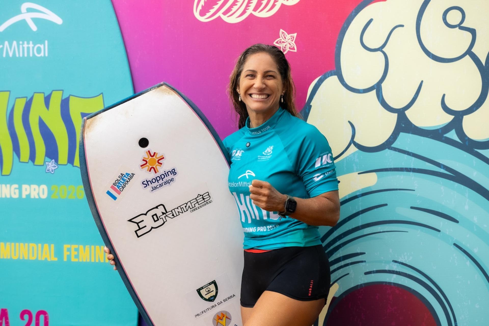 Maylla Venturin à Praia de Solemar - Wahine Bodyboard Pro 2026 - Journée 8