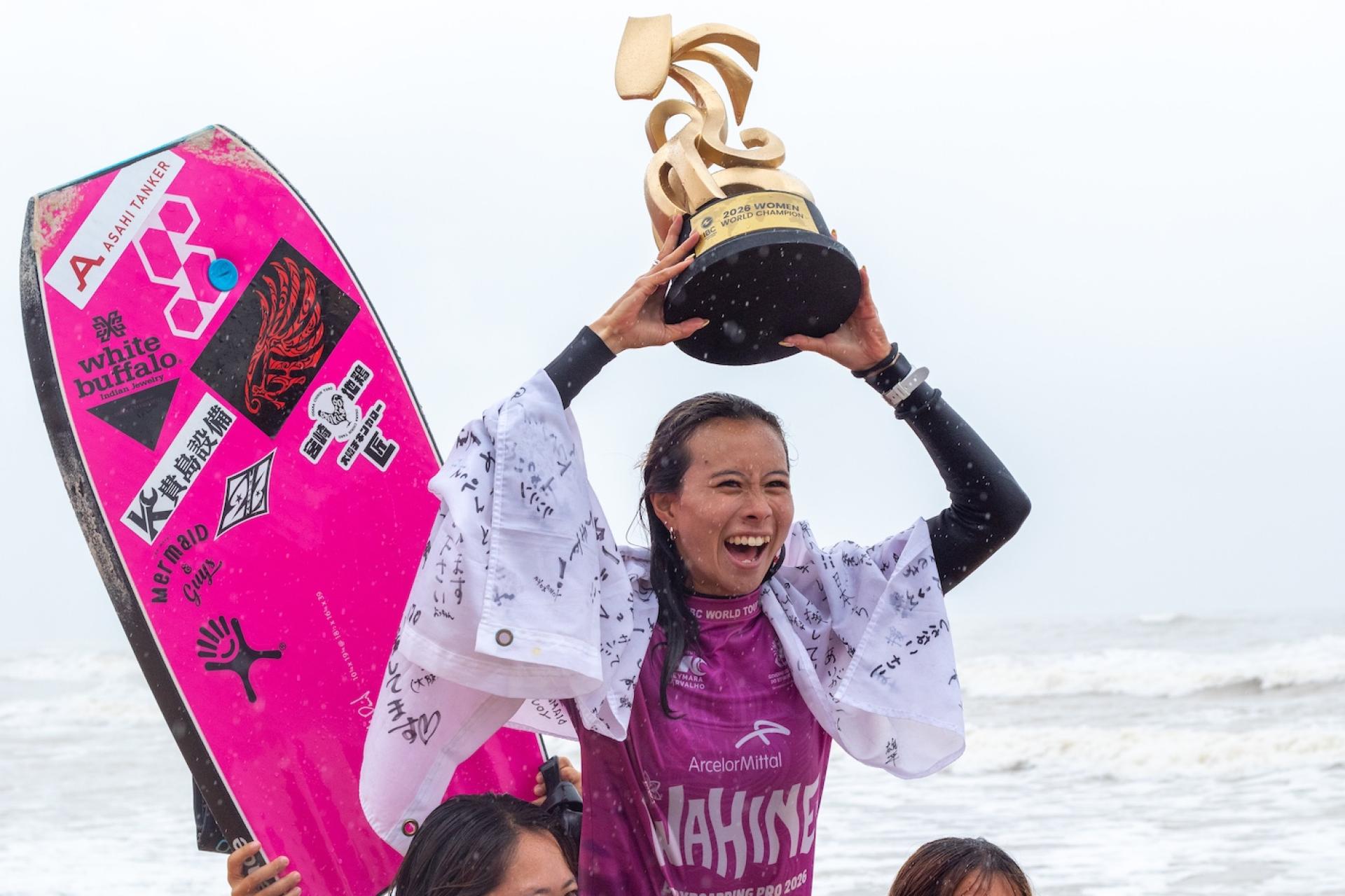 Namika Yamashita sacrée championne du monde à Praia de Solemar