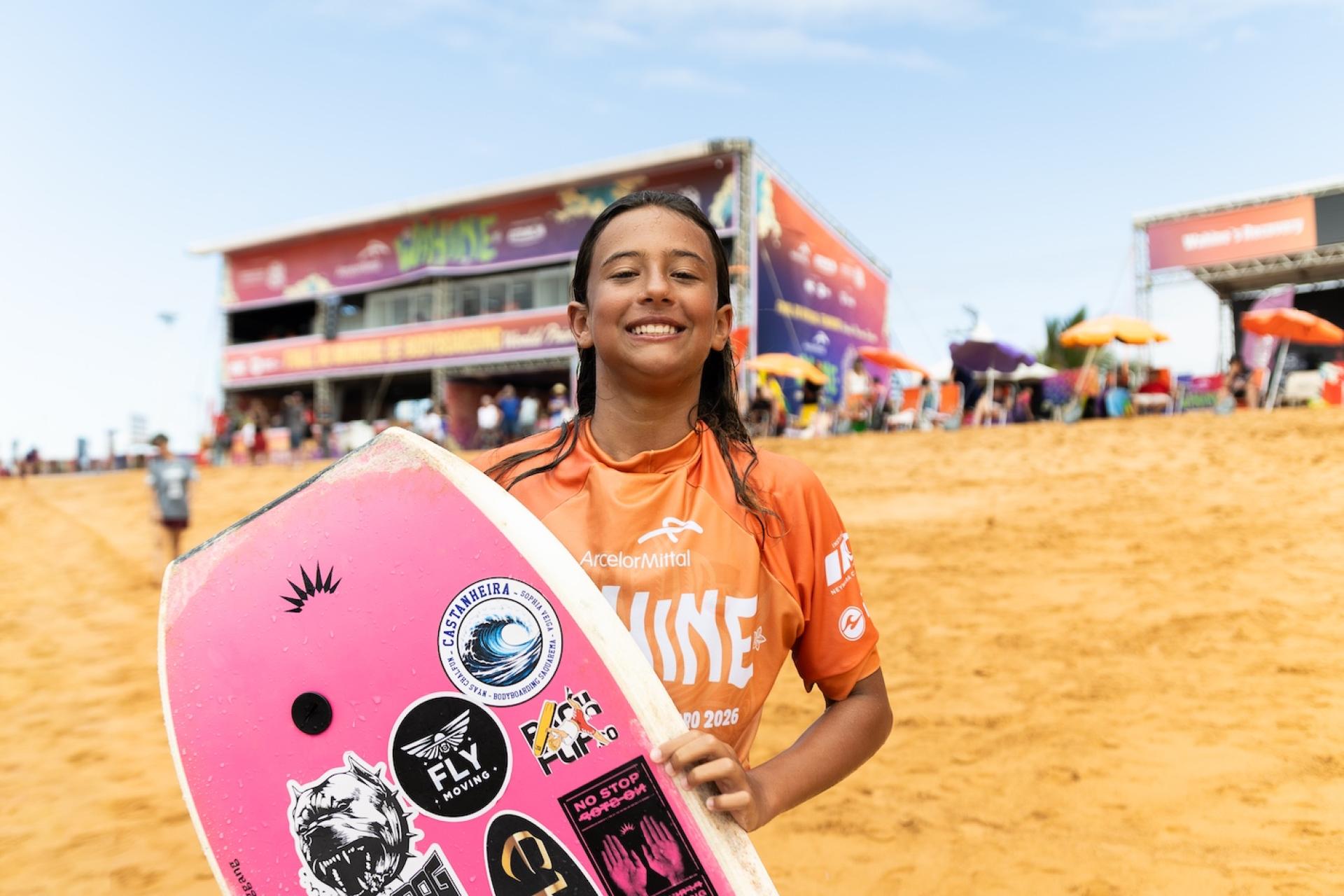 Sophia Veiga - Jacaraípe - ArcelorMittal Wahine Bodyboard Pro 2026 - Journée 3