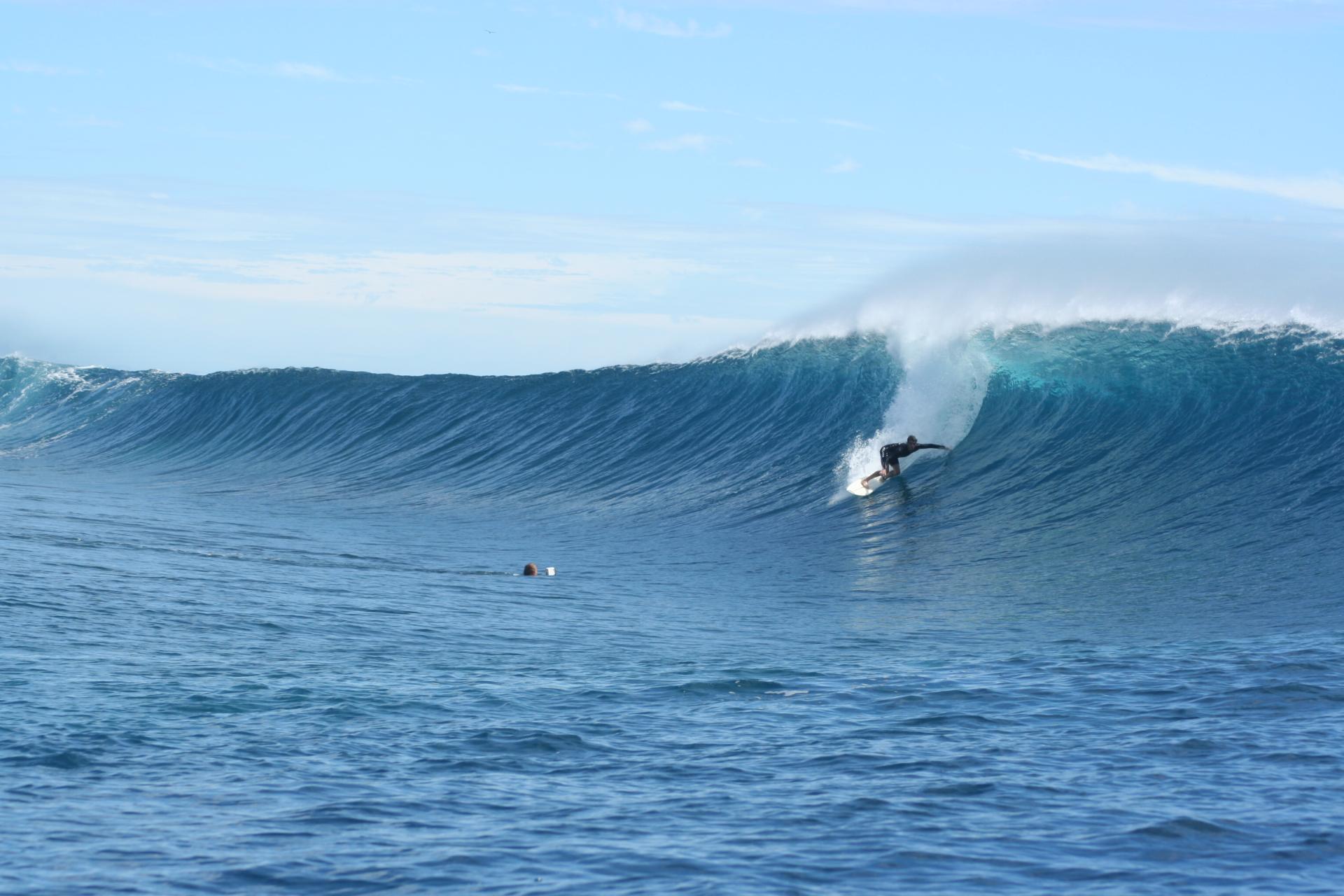 Surfeur - Teahupo'o - Tahiti - Polynésie française