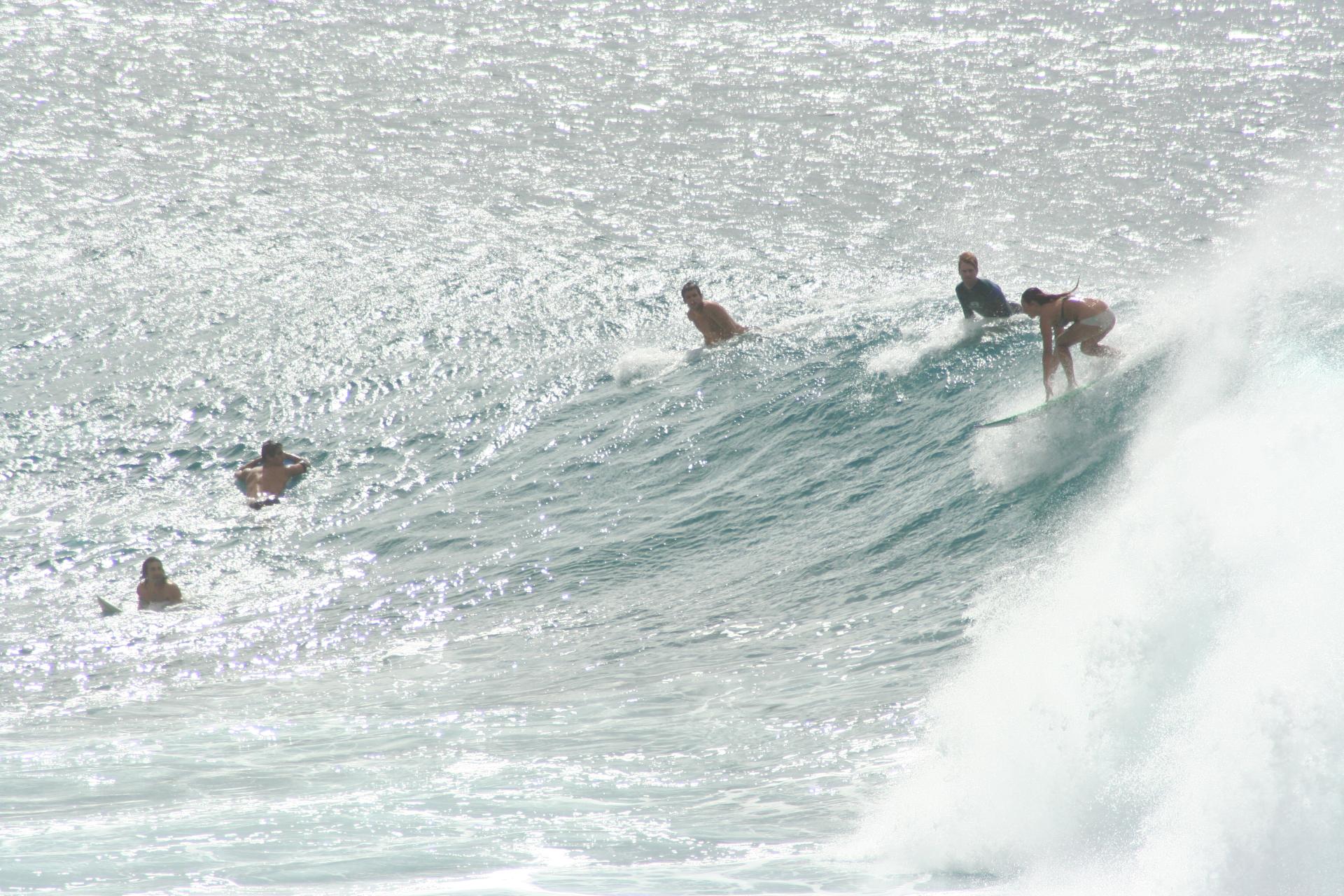 Surfeuse - Honolua Bay - Maui - Hawaii