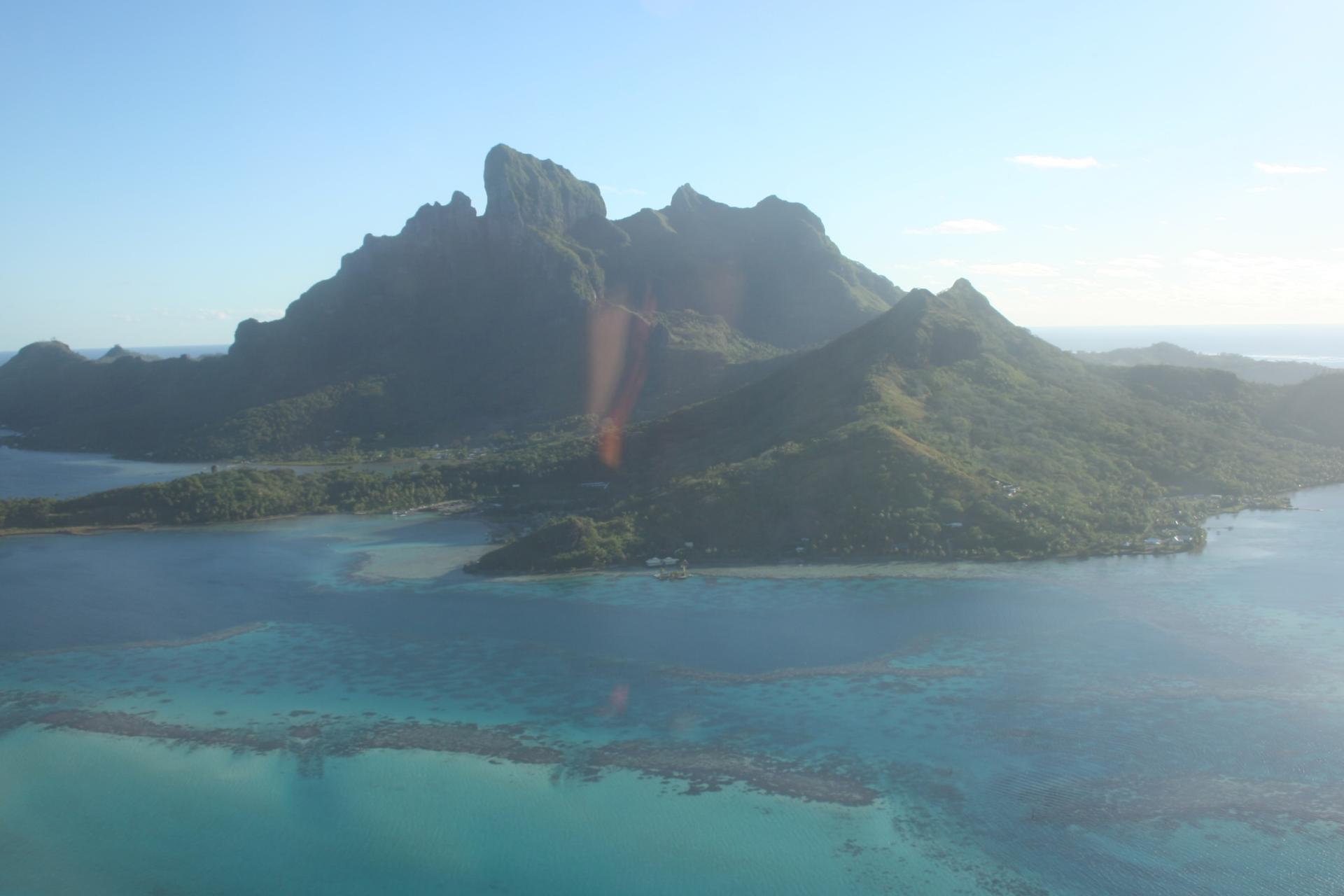 Vue du ciel - Bora Bora - Polynésie française