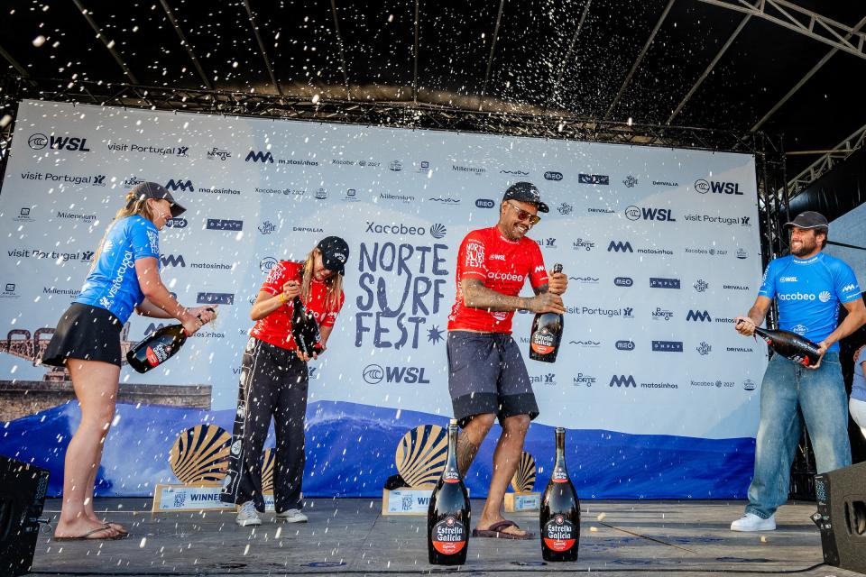 Weslley Dantas et Ellie Harrison - Matosinhos - Xacobeo Norte Surf Fest 2026 - Journée 6