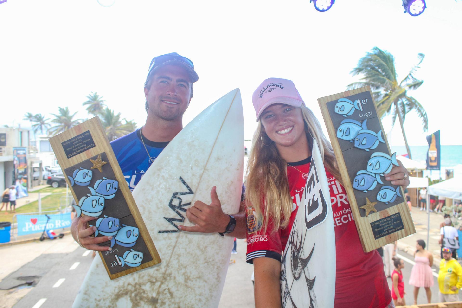 Blayr Barton et Reid Van Wagoner - El Rastrial - La Marginal Surfing Pro 2026 - Journée 5