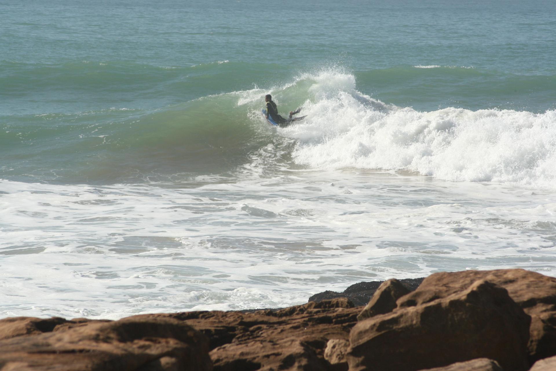 Bodyboarder - La pointe des ancres - Maroc
