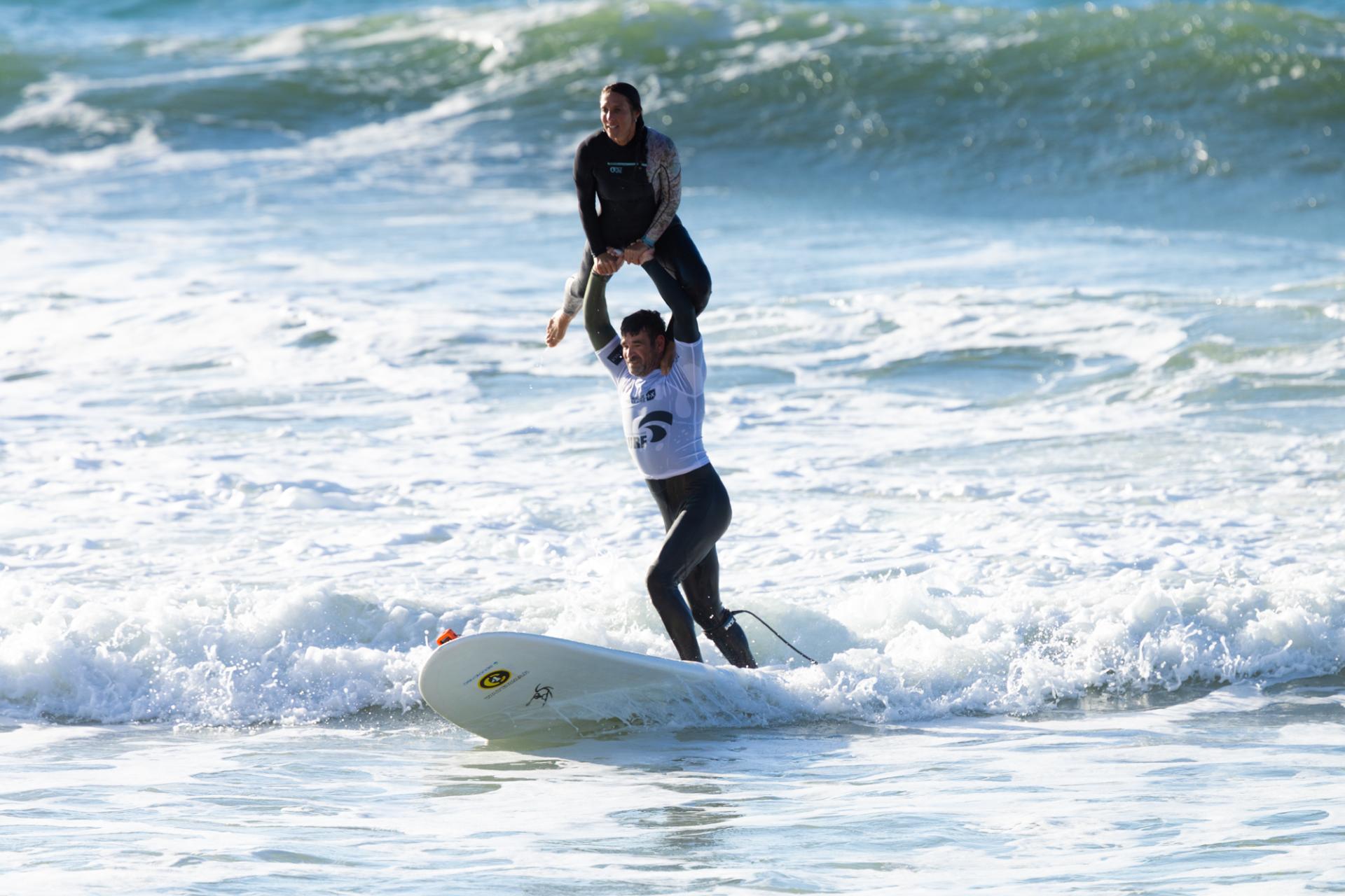 Carine et Mickaël Kaminski - La Sud - Championnats de France de surf 2026 - Journée 2
