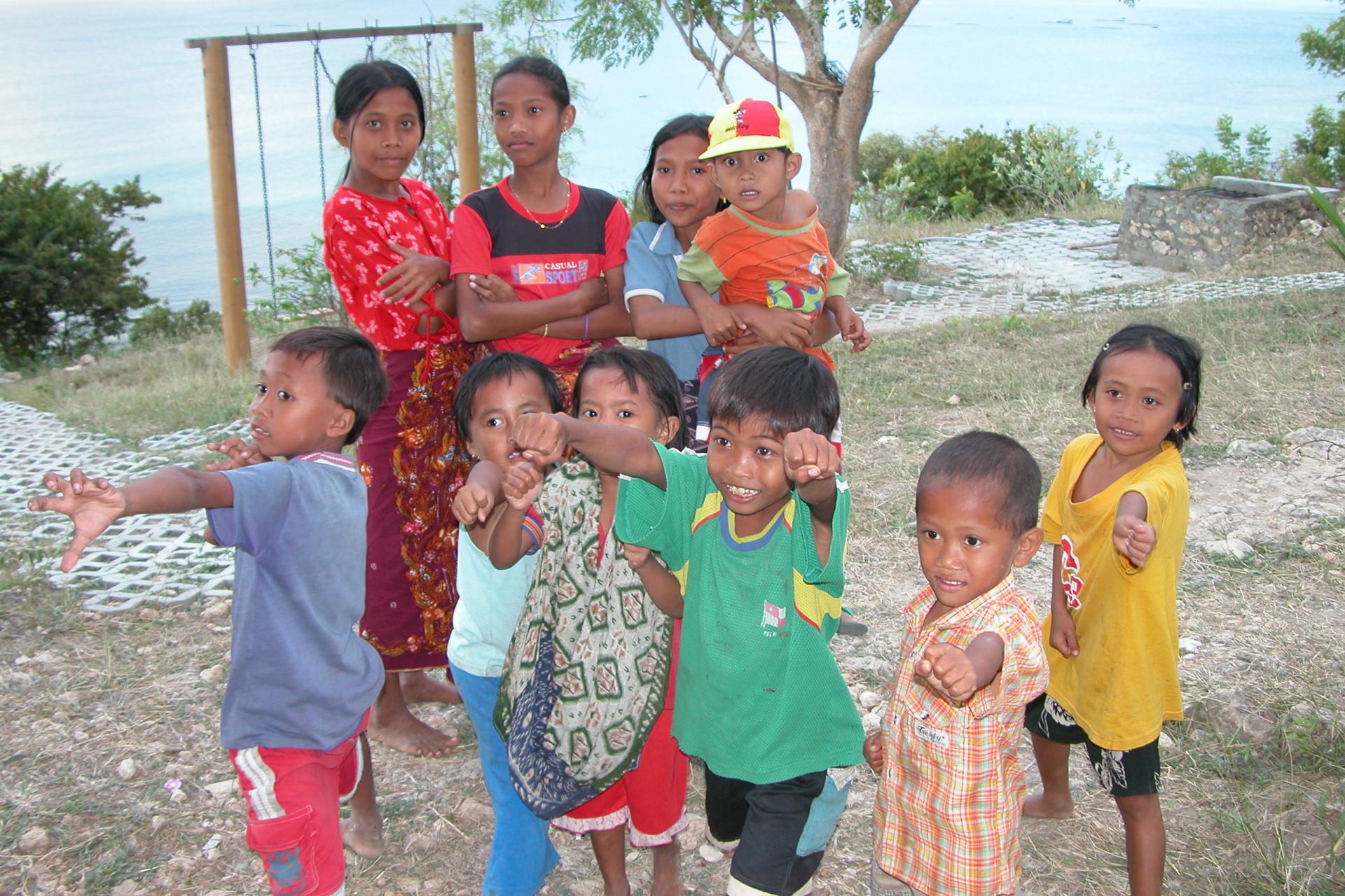 Les sourires indonésiens - Ekas - Lombok - Indonésie