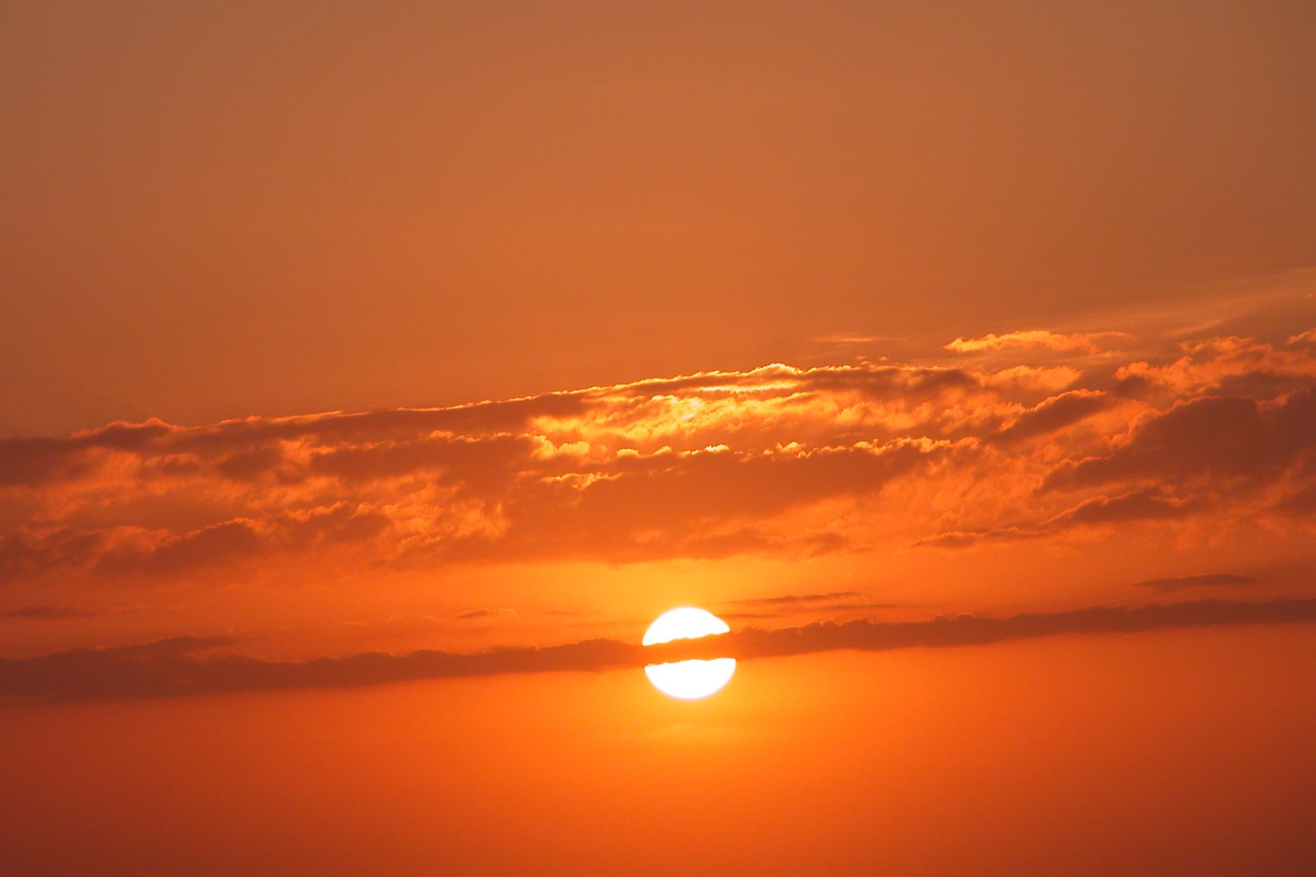 Magic sunset - G-land - Java - Indonésie