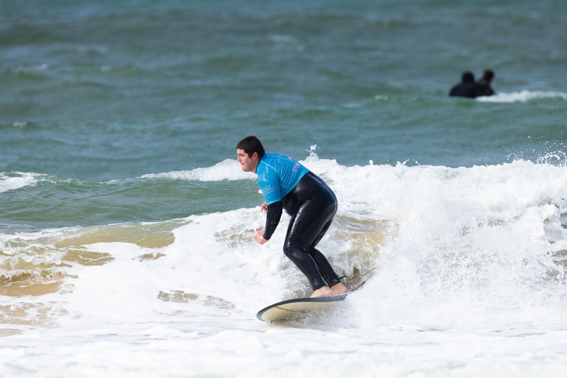 Para surf adapté - Le Prévent - Championnats de France de Surf 2025 - Journée 2
