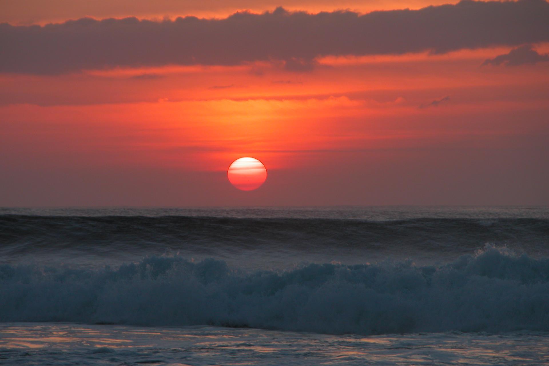 Sunset - G-land - Java - Indonésie