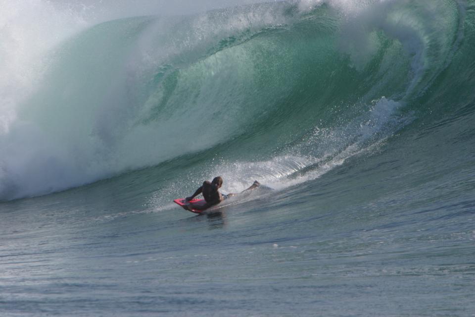 Un swell magique pour notre dernière session à G-land