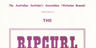 L'affiche du Rip Curl Pro Bells Beach 1975