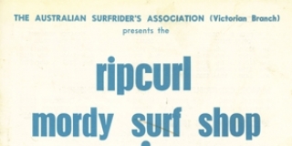 L'affiche du Rip Curl Pro Bells Beach 1977