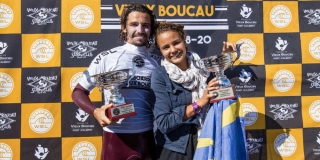 Antoine Delpero et Alice Lemoigne - Champion d'Europe WSL de Longboard