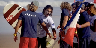 Edouard Delpero lance le Team France - Eurosurf 2015 - Maroc