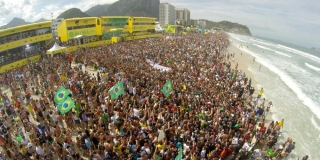 La foule brésilienne - Oi Rio Pro 2015