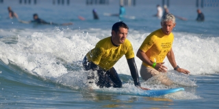 Fred Biscayar, athlète paraplégique - Mondiaux Handi Surf - San Diego