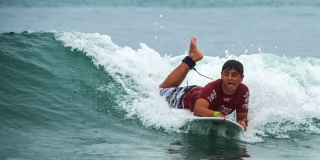 Mathis Bonich, athlète handicap moteur - Mondiaux Handi Surf - San Diego
