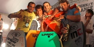 Podium Bodyboard - Championnats de France de Surf 2011