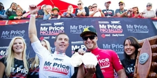 Le podium du Mr Price Pro Ballito 2012 - Afrique du Sud