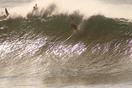 Big Wave Riding - Session Waimea Bay - North Shore d'Oahu'