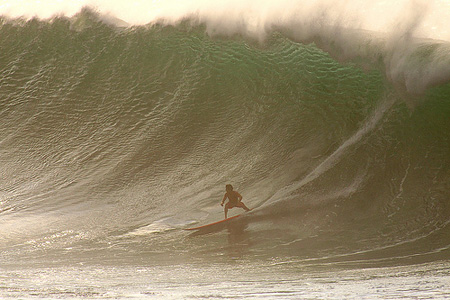 Big Wave Riding - Session Waimea Bay - North Shore d'Oahu'