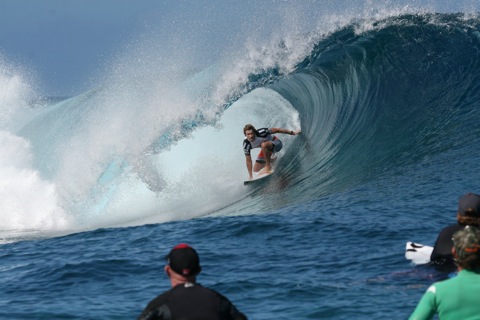 Brett Simpson - Billabong Pro Tahiti 2013 - Teahupoo