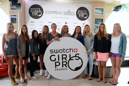 Conférence de Presse du Swatch Girls Pro France 2013'