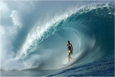Free Surfeur, Tahiti'