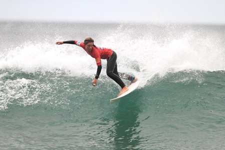 Kim Veteau - Championnats de France de Surf 2011'