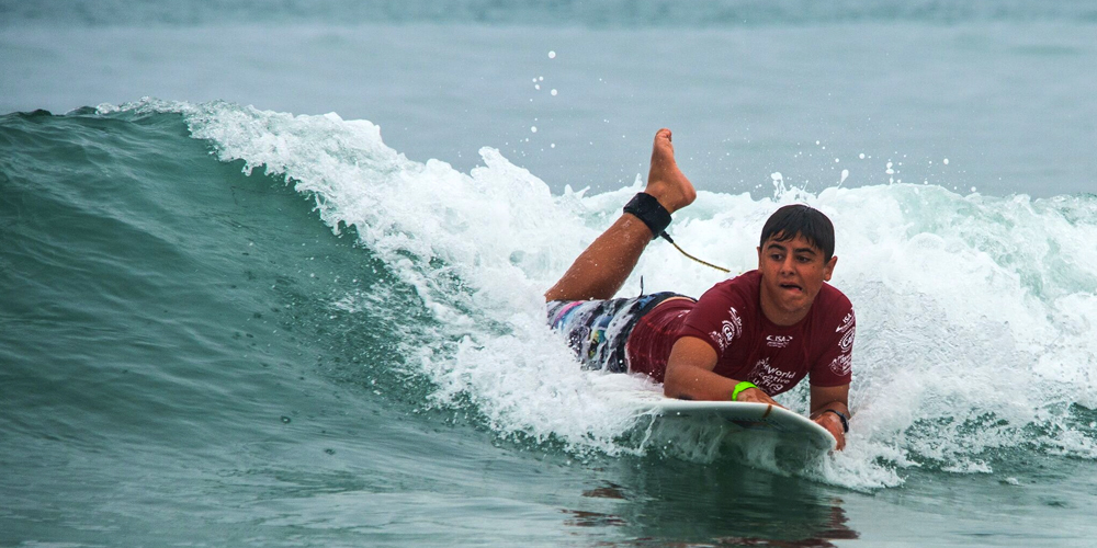 Mathis Bonich, athlète handicap moteur - Mondiaux Handi Surf - San Diego'