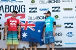 Le podium du Billabong Pipe Masters 2011