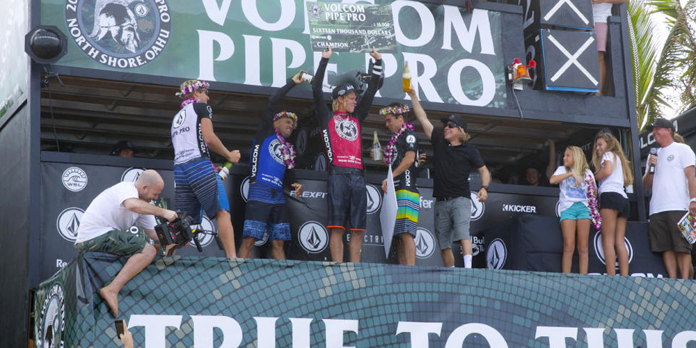 Le podium - Volcom Pipe Pro 2015'