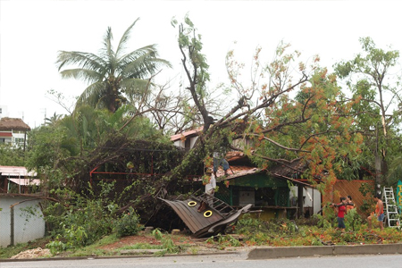 Salvemos Puerto - Puerto Escondido après l'ouragan Carlota - 2012