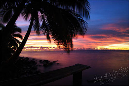 Sunset, Tahiti